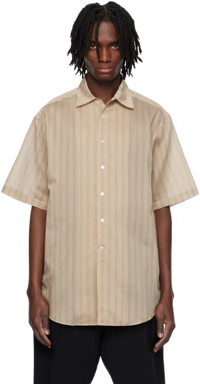 Soshiotsuki Beige Vintage Lawn Shirt