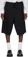 Soshiotsuki Navy Wool Judo Shorts In Navy Stripe