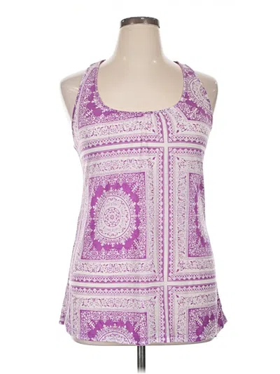 Sosik Tank Top Purple Halter Neckline Tops