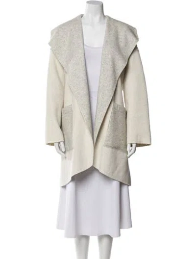 Pre-owned Sosken Coat In Neutral