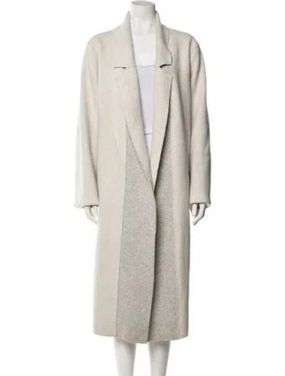 Pre-owned Sosken Coat In Neutral