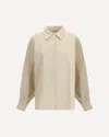 Sosue Antonia Corduroy Buttoned Shirt In Neutral