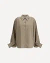 Sosue Antonia Buttoned Blouse In Brown