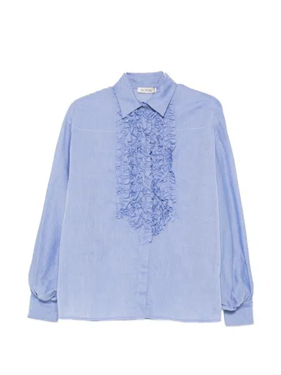 Sosue Antonia Cotton Shirt In Blue
