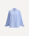 Sosue Antonia Pretzel Blouse In Blue