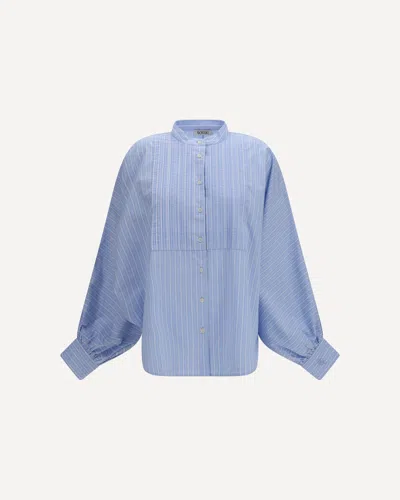 Sosue Antonia Voile Shirt In Blue