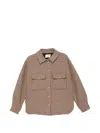 Sosue Check-pattern Flap-pocket Jacket In Neutral
