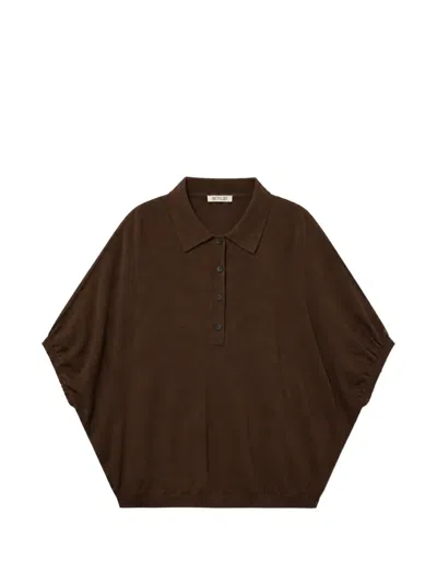 Sosue Cowboy Polo Shirt In Brown