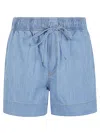 Sosue Elastic-waistband Shorts In Blue