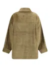 Sosue Ted Corduroy Buttoned Coat In Brown