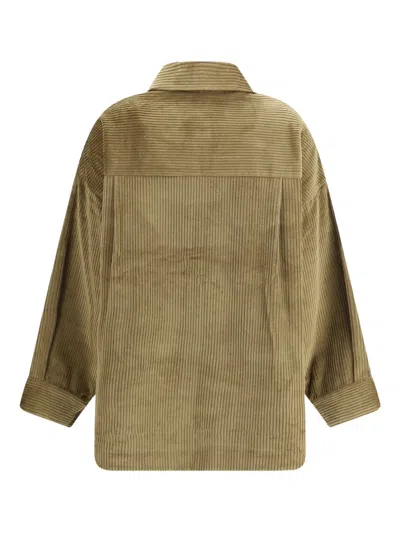 SOSUE TED CORDUROY BUTTONED COAT