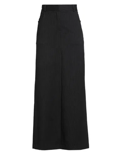 Sosue Woman Maxi Skirt Black Size S Recycled Polyester, Viscose, Polyester, Elastane