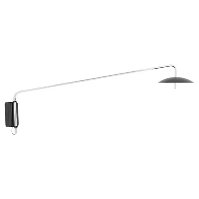 Pre-owned Souda Signal Arm Sconce In Black X Nickel, Long, Hardwire, By , Made To Order