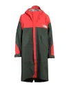 Soukuu By The North Face X Undercover Man Overcoat & Trench Coat Dark Green Size L Polyester In Green