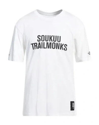 Soukuu By The North Face X Undercover Man T-shirt White Size S Cotton, Lyocell