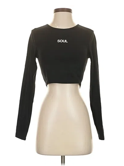 Pre-owned Soul 3/4 Sleeve T-shirt In Black