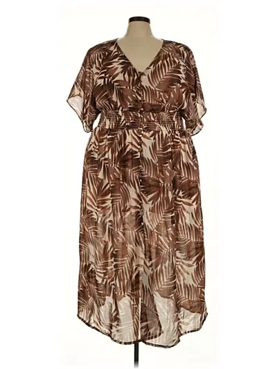 Pre-owned Soul Casual Dress In Brown