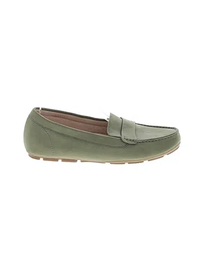 Pre-owned Soul Flats In Green