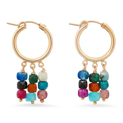 Soul Journey Jewelry Women's Pretty Posy Earrings In Gold