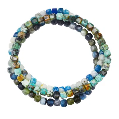 Soul Journey Jewelry Women's Stormy Blue Azurite Bracelets
