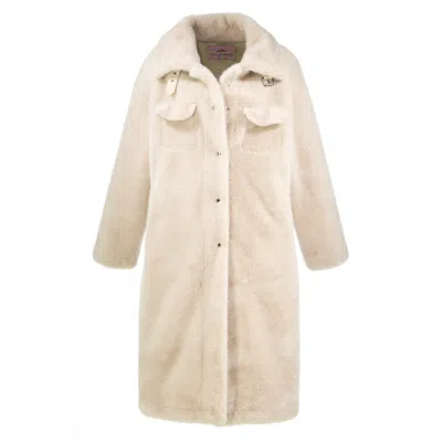 Soul Kathrine Women's Baez Faux Fur Off White