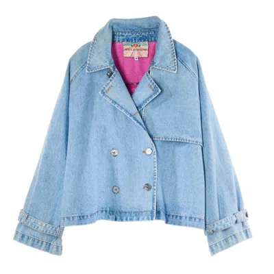 Soul Kathrine Women's Jade Denim Jacket Light Blue