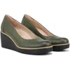 Soul Naturalizer About-time Womens Padded Insole Wedge Heels In Winter Moss Faux Leather