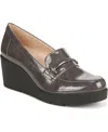 Soul Naturalizer Achieve Wedge Loafers In Grey Faux Patent