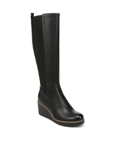 SOUL NATURALIZER ADRIAN WIDE CALF KNEE HIGH WEDGE BOOTS