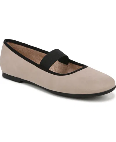 Soul Naturalizer Brilliant May Jane Ballet Flats In Tan Faux Nubuck