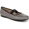 Soul Naturalizer Brilliant Womens Solid Man Made Ballet Flats In Pewter Faux Leather