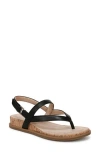 Soul Naturalizer Carolyn Slingback Sandal In Black Faux Leather
