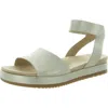 Soul Naturalizer Deara Womens Faux Leather Platform Ankle Strap In Gold