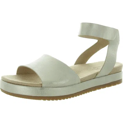 Soul Naturalizer Deara Womens Faux Leather Platform Ankle Strap In Gold
