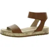Soul Naturalizer Detail Womens Faux Leather Platform Sandals In Brown