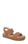 Soul Naturalizer Diana Platform Espadrille Sandal In Cookie Dough Faux Leather