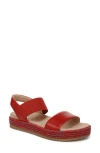 Soul Naturalizer Jayvee Sandal In Red Clay Faux Leather