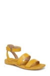 Soul Naturalizer Fiesta Ankle Strap Sandal In Yellow Faux Leather