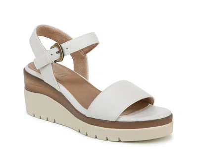 Soul Naturalizer Graciela Wedge Sandal In White