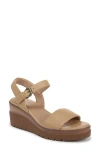 Soul Naturalizer Graciela Wedge Sandal In Birch Tan Faux Leather