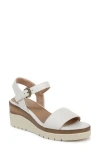 Soul Naturalizer Graciela Wedge Sandal In White Faux Leather