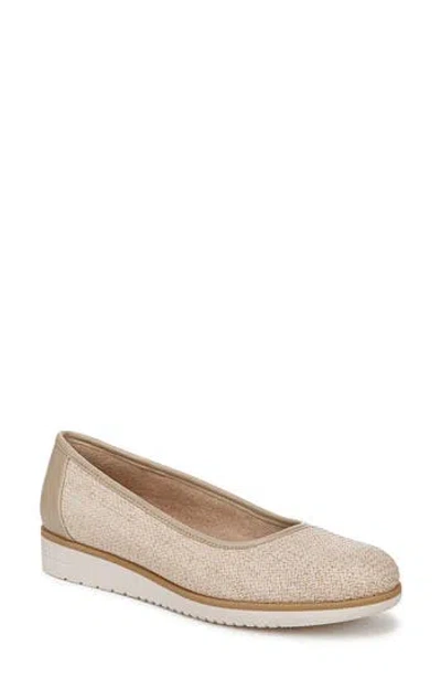 Soul Naturalizer Idea Ballet Wedge Slip-on Flat In Light Natural