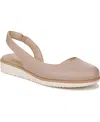 Soul Naturalizer Idea Slingback Flat In Blush Faux Leather