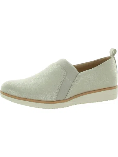 Soul Naturalizer Idea Womens Faux Suede Slip On Loafers In White
