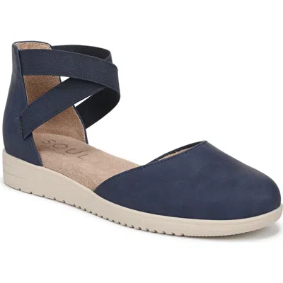 Soul Naturalizer Wide Width Intro Flat In Blue