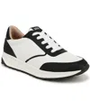 Soul Naturalizer Jackson Lace-up Wedge Sneakers In Black,white Faux Leather