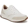 Soul Naturalizer Jackson Lace-up Wedge Sneakers In White/beige Faux Leather