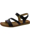 SOUL NATURALIZER JAYVEE WOMENS FAUX LEATHER SQUARE TOE SLINGBACK SANDALS