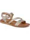 SOUL NATURALIZER JAYVEE WOMENS FAUX LEATHER SQUARE TOE SLINGBACK SANDALS