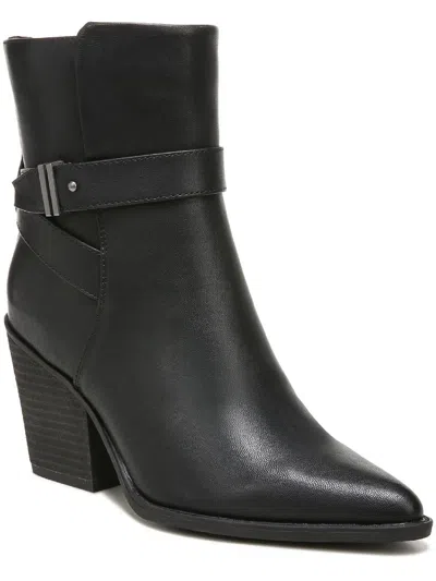 Soul Naturalizer Mocha Womens Zipper Almond Toe Mid-calf Boots In Black